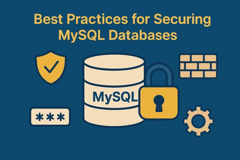 Best Practices for securing MySQL databases